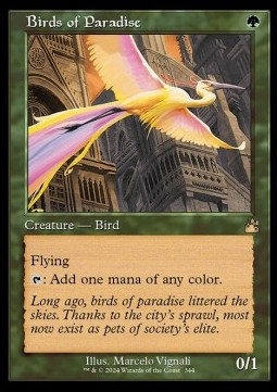 Birds of Paradise (V.1) - Ravnica Remastered Extras 