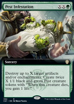 Pest Infestation - Commander Strixhaven Extras 