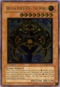 Arcana Force XXI - The World (V.2 - Ultimate Rare) 