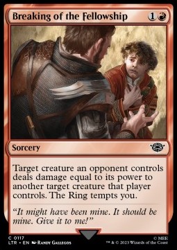 Breaking of the Fellowship 