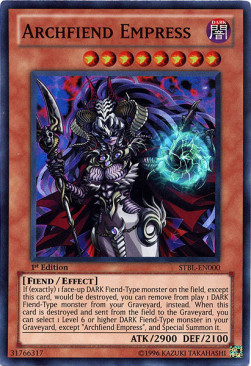 Archfiend Empress (V.2 - Super Rare) 