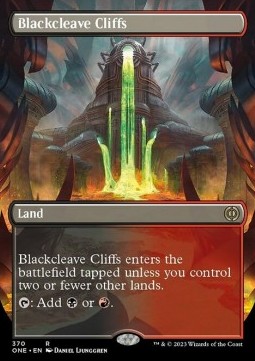 Blackcleave Cliffs - Phyrexia All Will Be One Extras 