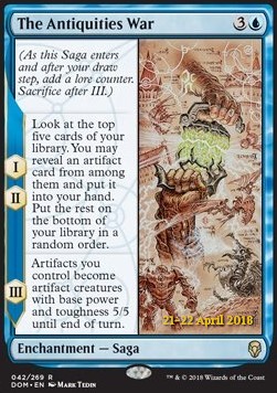 The Antiquities War - Dominaria Promos 
