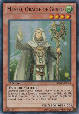 Musto, Oracle of Gusto 