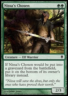 Nissas Chosen - Zendikar 