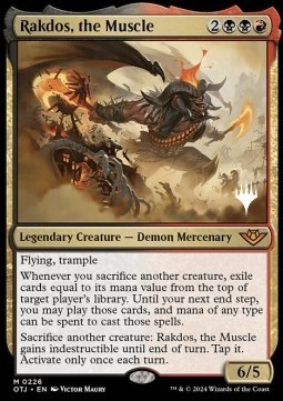 Rakdos the Muscle (V.2) - Outlaws of Thunder Junction Promos 