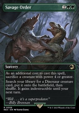 Savage Order (V.1) - Universes Beyond Jurassic World Collection 