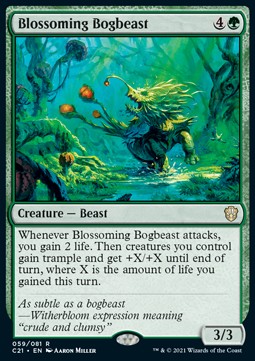 Blossoming Bogbeast - Commander Strixhaven 