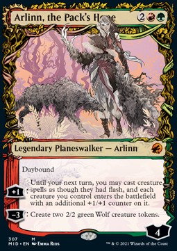 Arlinn, the Pack's Hope // Arlinn, the Moon's Fury (V.2) 