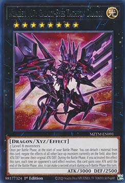 Number 107 Galaxy Eyes Tachyon Dragon (V.1 Rare) 