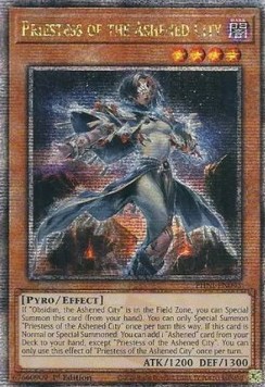 Priestess of the Ashened City (V.2 Quarter Century Secret Rare) 