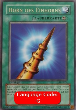 Horn of the Unicorn (V.1 - Rare) 