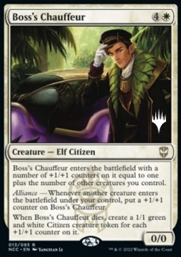 Bosss Chauffeur - Commander Streets of New Capenna Extras 