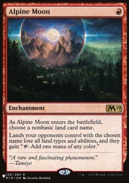 Alpine Moon - The List 