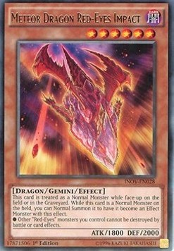 Meteor Dragon Red-Eyes Impact 