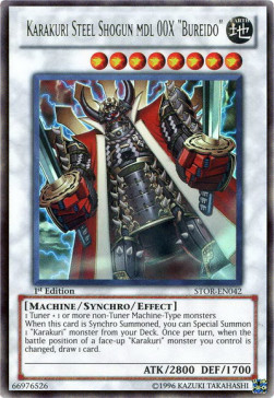 Karakuri Steel Shogun mdl 00X "Bureido" (V.1 - Ultra Rare) 