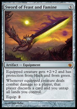 Sword of Feast and Famine - Mirrodin Besieged 