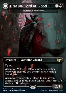 Voldaren Bloodcaster Bloodbat Summoner (V.2) - Innistrad Crimson Vow Extras 