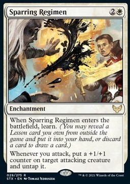 Sparring Regimen (V.2) - Strixhaven School of Mages Promos 