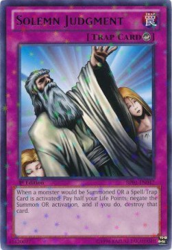 Solemn Judgment (V.2 - Starfoil Rare) 