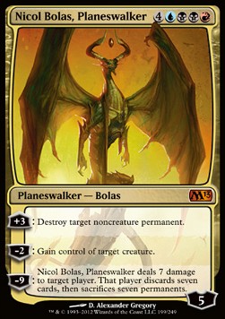 Nicol Bolas Planeswalker - Magic 2013 
