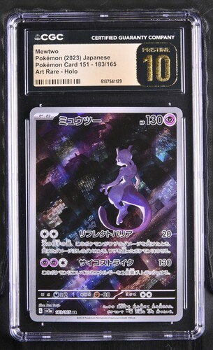 Mewtwo - sv2a 183 - Japanese - CGC 10.5 