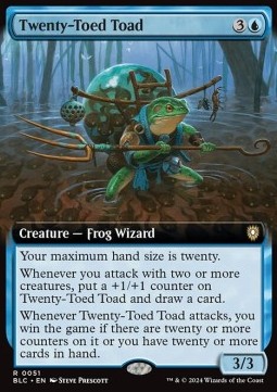 Twenty Toed Toad - Commander Bloomburrow Extras 