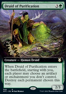 Druid of Purification - Commander Adventures in the Forgotten Realms Extras 