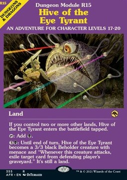 Hive of the Eye Tyrant - Adventures in the Forgotten Realms Extras 
