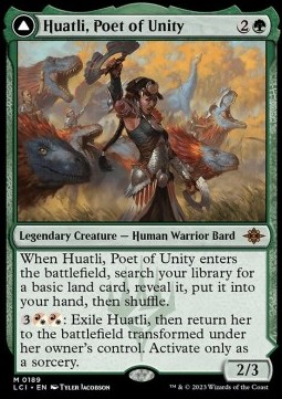 Huatli Poet of Unity Roar of the Fifth People - The Lost Caverns of Ixalan 