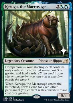 Keruga the Macrosage (V.1) - Ikoria Lair of Behemoths Promos 
