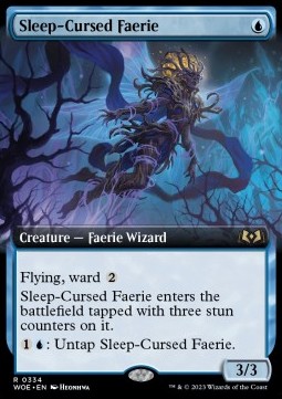 Sleep Cursed Faerie - Wilds of Eldraine Extras 