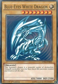 Blue-Eyes White Dragon (V.1 - Common) 