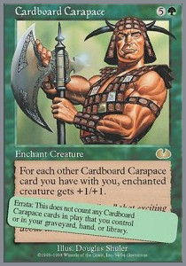 Cardboard Carapace - Unglued 