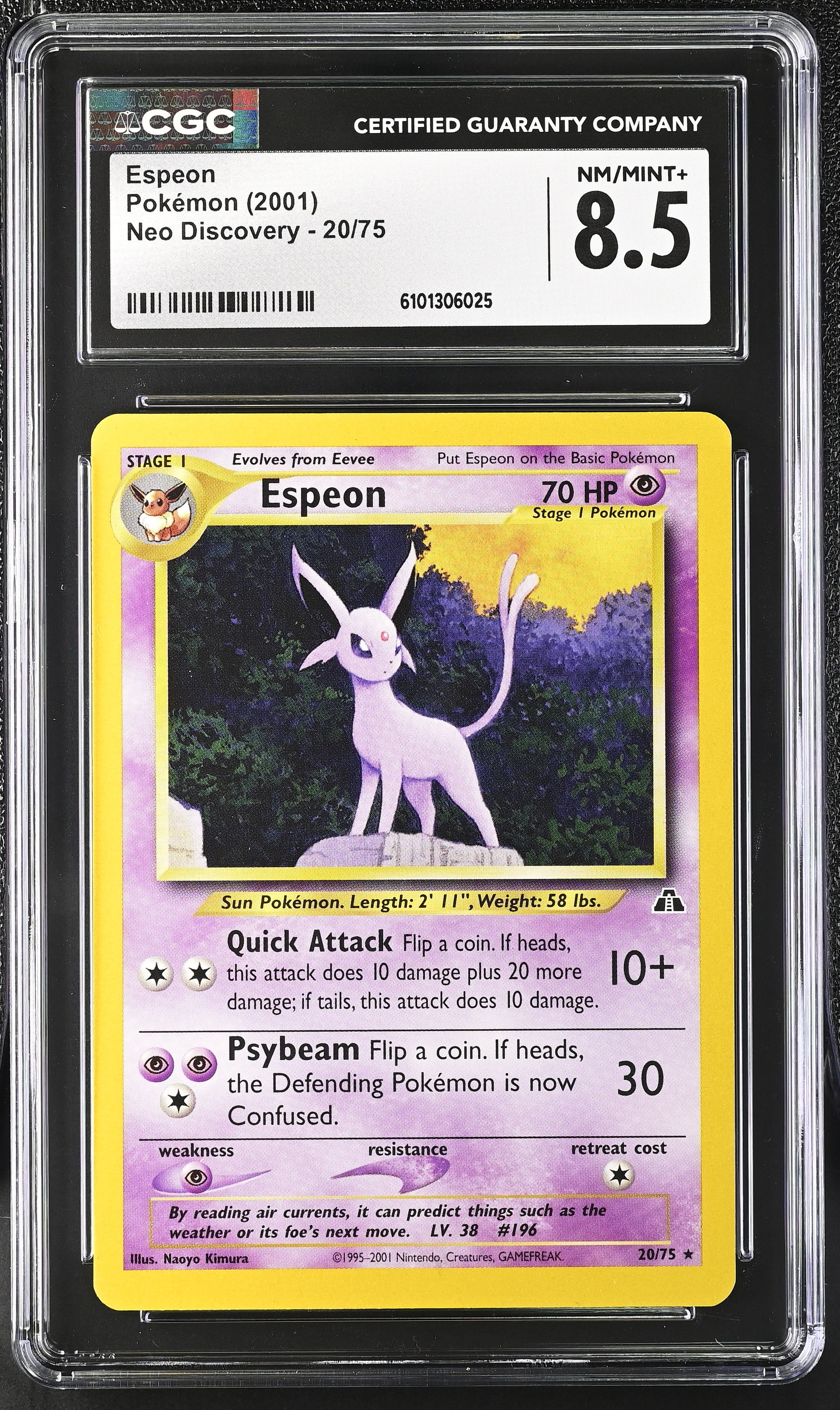 Espeon - NDI 20 - English - CGC 8.5 