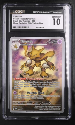 Alakazam - MEP 9 - German - CGC 10 