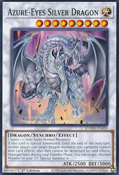Azure Eyes Silver Dragon
