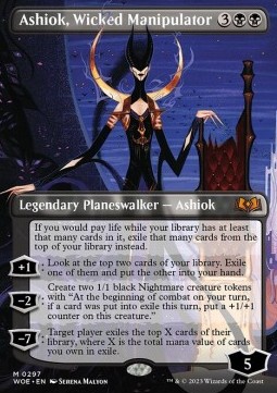 Ashiok Wicked Manipulator - Wilds of Eldraine Extras 