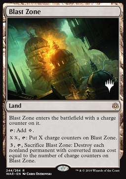 Blast Zone - Theros Beyond Death Promos 