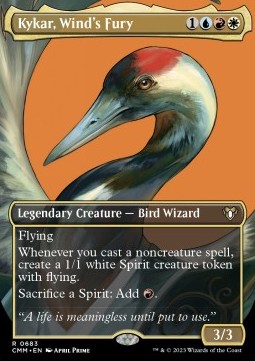 Kykar, Winds Fury (V.2) - Commander Masters Extras 