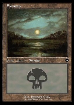 Swamp (V.2) - Commander Masters Extras 