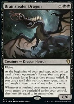 Brainstealer Dragon (V.1) - Commander Legends Battle for Baldurs Gate Extras 
