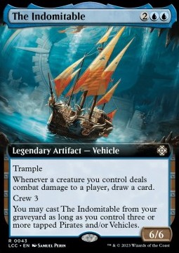 The Indomitable (V.1) - Commander The Lost Caverns of Ixalan Extras 
