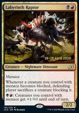 Labyrinth Raptor (V.2) - Ikoria Lair of Behemoths Promos 