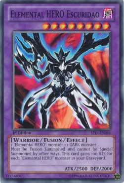Elemental HERO Escuridao (V.1 - Common) 