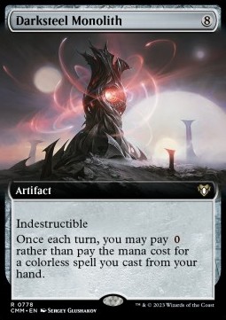Darksteel Monolith (V.2) - Commander Masters Extras 