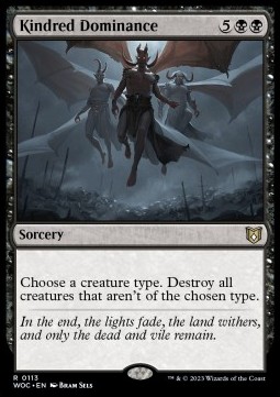 Kindred Dominance - Commander Wilds of Eldraine 