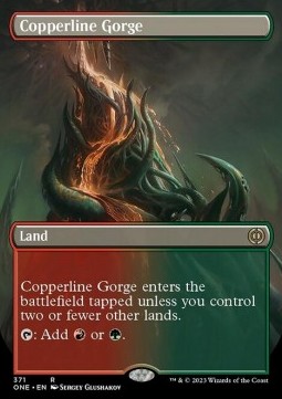 Copperline Gorge - Phyrexia All Will Be One Extras 
