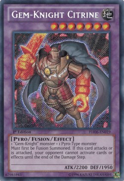 Gem-Knight Citrine 