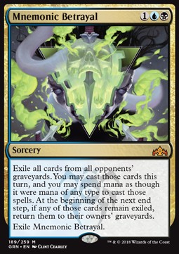 Mnemonic Betrayal - Guilds of Ravnica 